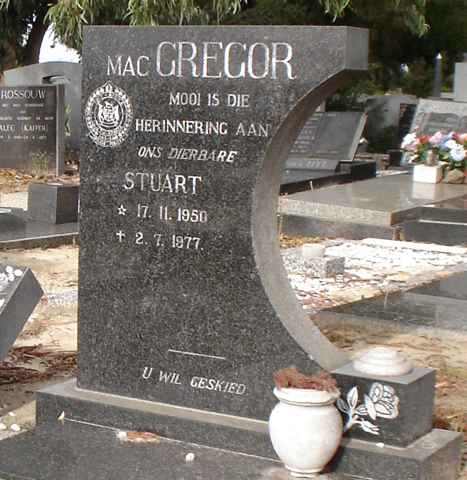 Photo from /search/photos/South Africa/Western Cape/Bellville (Stickland) Cemetery/MACGREGOR_S_01.jpg